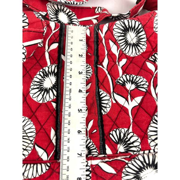 Vera Bradley Deco Daisy Sophie Fabric Shoulder Bag Houndstooth Retired - Picture 9 of 16